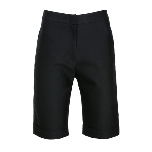 Fitted Wool-Blend Shorts