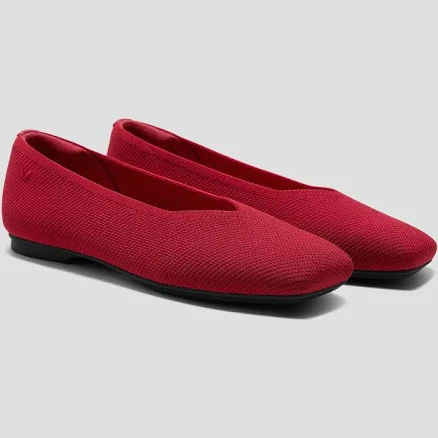 VIVAIA Square-Toe Margot V-Cut Flats