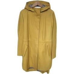 Cédric Charlier Leather Hooded CoatCédric Charlier Leather Hooded Coat