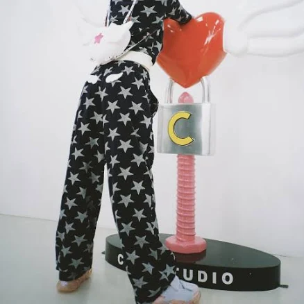 CLUT STUDIO Star Angel Wing Track Pants