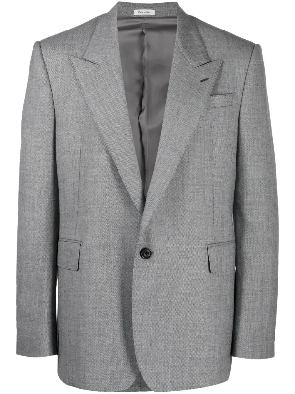 Single-breasted Wool Blazer