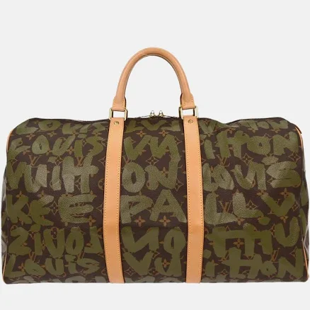 Louis Vuitton X Stephen Sprouse 2001 Graffiti Keepall 50 Duffle Bag Travel