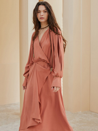 Drape Volume Dress