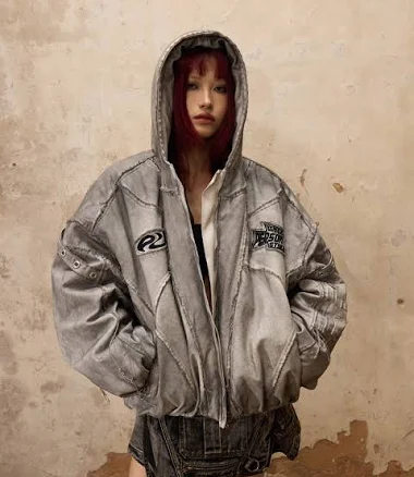 Personsoul Hand Brushed Dirty Cotton Jacket