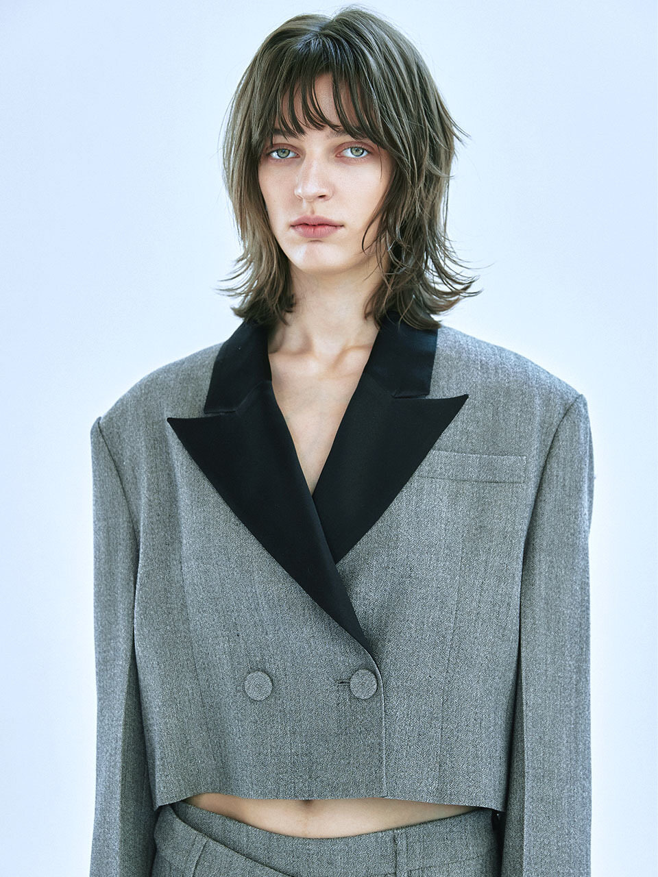 Liza Cropper Blazer_Brown