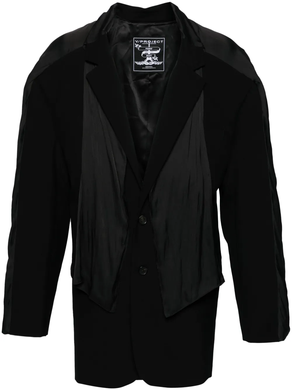 Scarf-detail Blazer