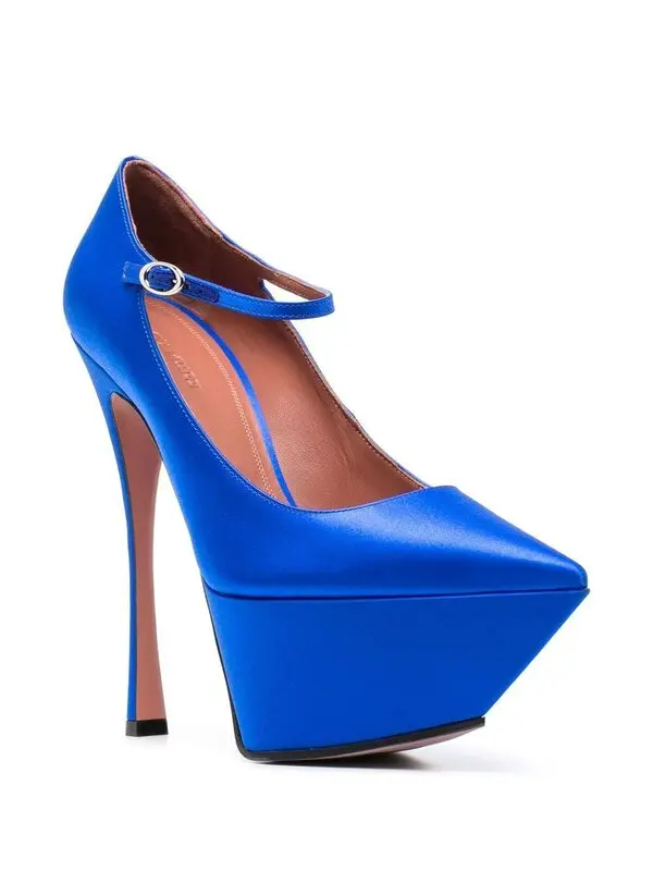 Angelica Satin Pumps