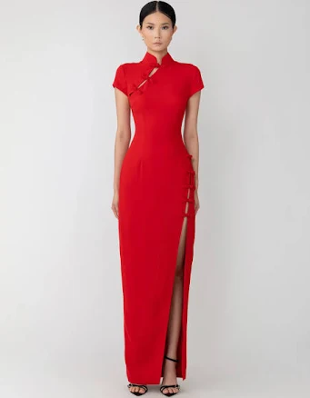 Sau Lee Isabella Maxi Dress