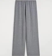 Fluid Jersey Wide-Leg Trousers