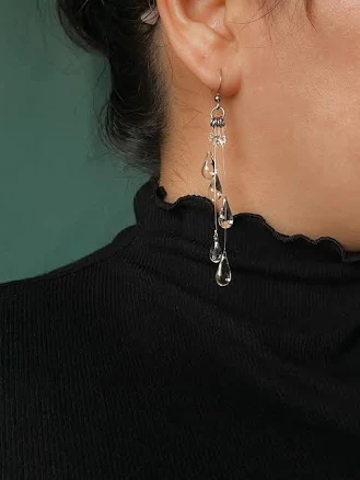 Handmade Falling Rain Earrings