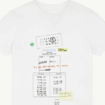 Maison Margiela MM6 White Cotton T-shirt Woman