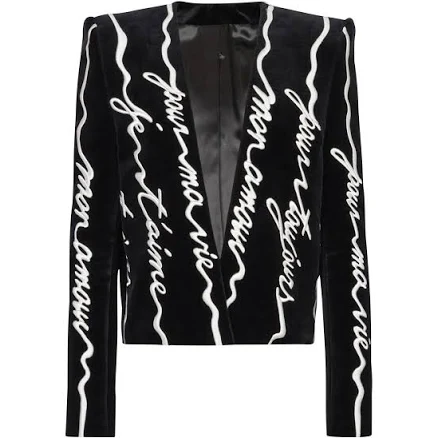 Balmain Spencer Embroidered Blazer