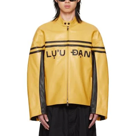 Bruce Lee x Lựu Đạn Yellow Legacy Moto L-d Leather Jacket
