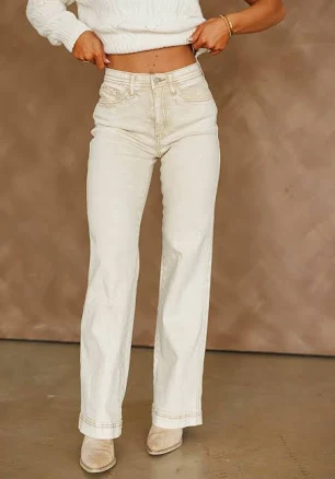 Lane High Rise Stretch Straight Pants