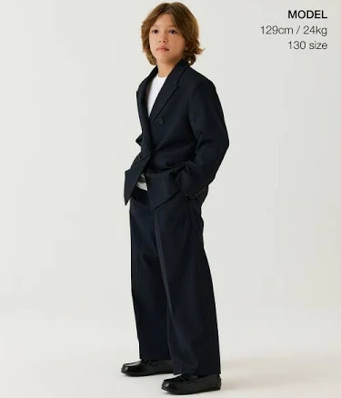 MUSINSA Kids Double Breasted Blazer