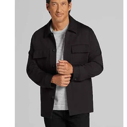 Men's Awearness Kenneth Cole Big & Tall Modern Fit Shirt Jacket