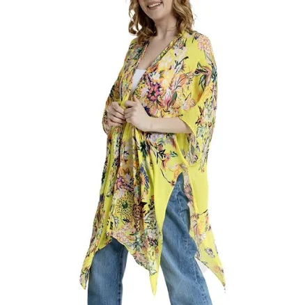 Saachi Floral Ruana