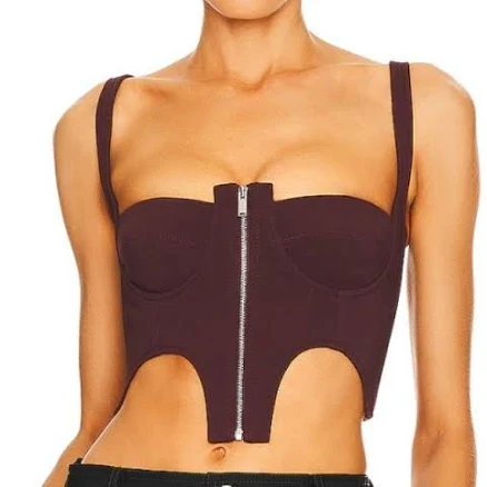 Dion Lee Double Arch Bustier Top