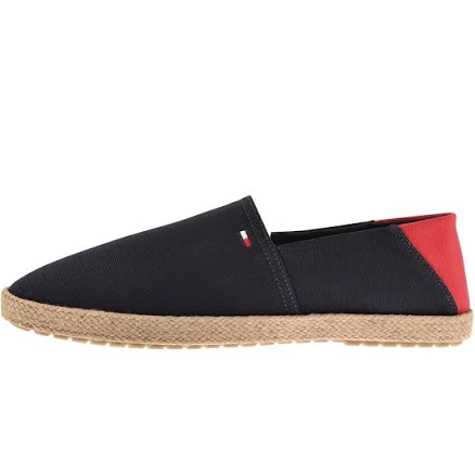 Tommy Hilfiger Men's Flag Embroidery Canvas Espadrilles
