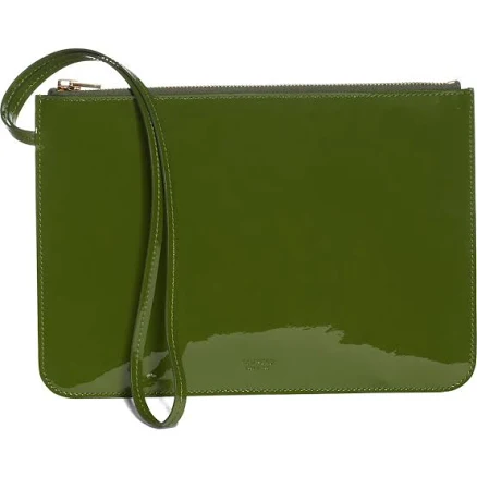 TOM FORD Women's Zip Top Patent Leather Wristlet