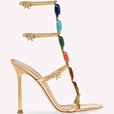 Gianvito Rossi Shanti embellished leather Sandals Women