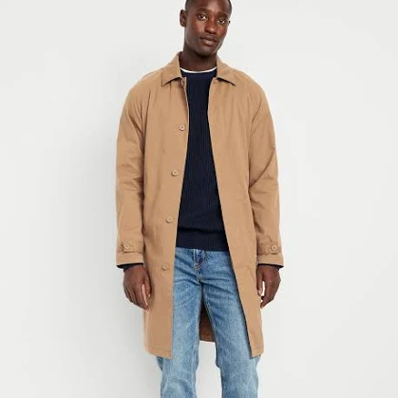 Old Navy Men's Relaxed Trench Coat