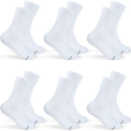 Fruit of the Loom Women's 6-Pack All Day Comfort Socks
