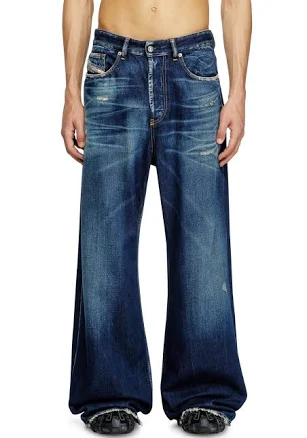 Diesel Men's D-Rise Relaxed Jeans