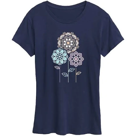 Mandala Flowers Graphic T-Shirt