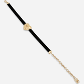 DOLCE & GABBANA Women's Velvet Heart Choker Necklace