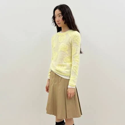 Sinoon Sinoon Pleated Midi Skirt