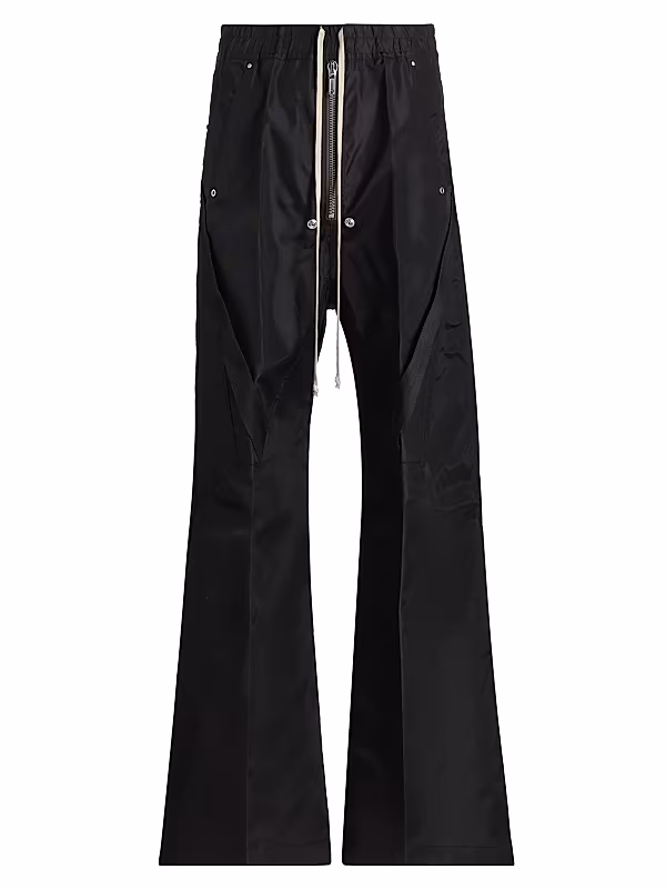 Cotton Wide-Leg Pants