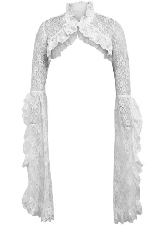 Daisy Corsets Women's Lace Shrug Bolero Jacket