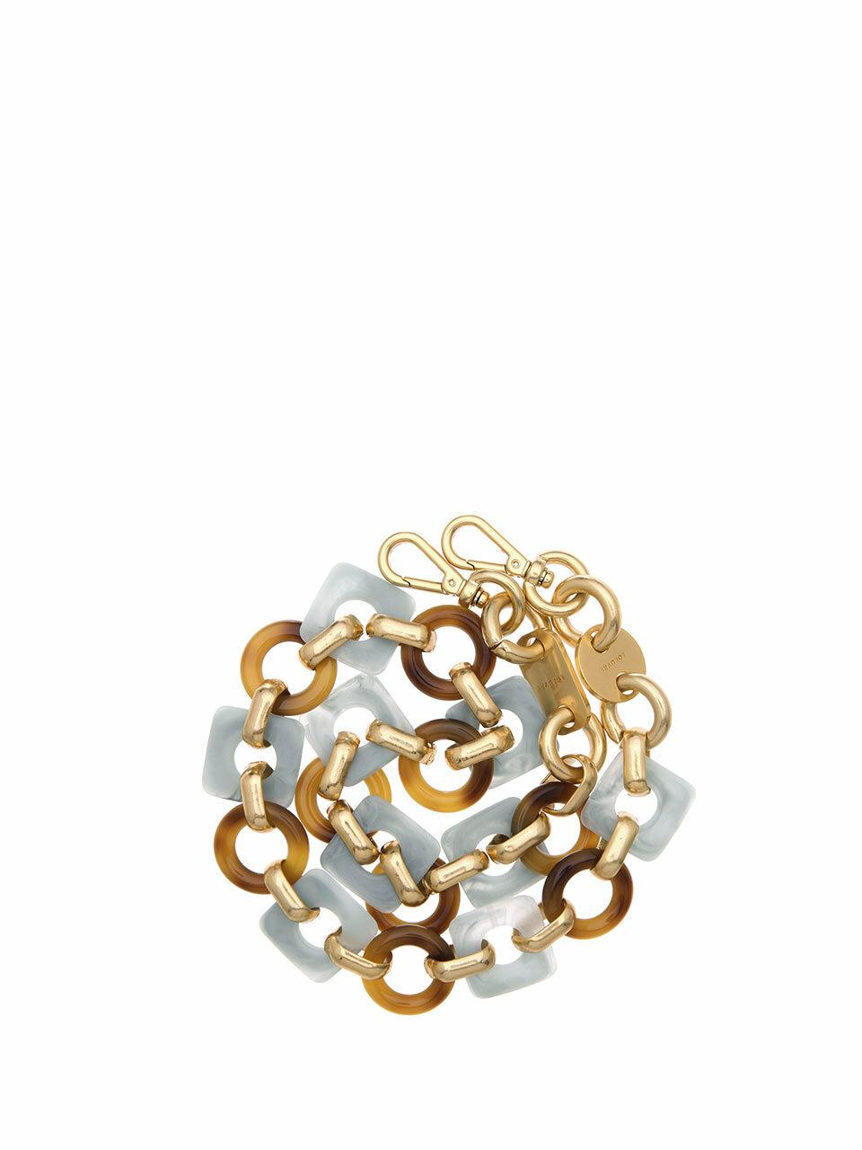Lumi Square Marble Chain Strap FZ0AX615