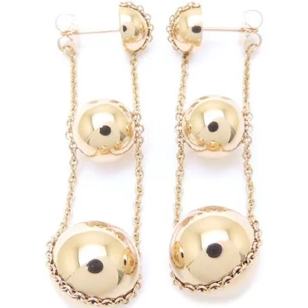 Tiffany&co. 63008990 Hardware Triple Drop 18k Rose Gold Earrings