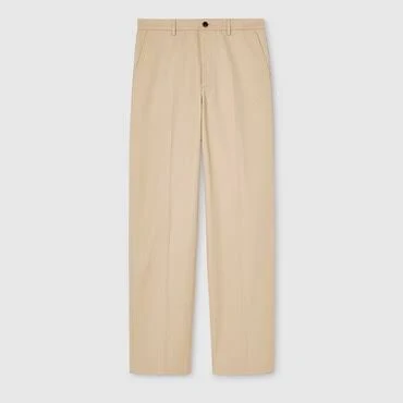 Gucci Cotton Twill Pants with Embroidery