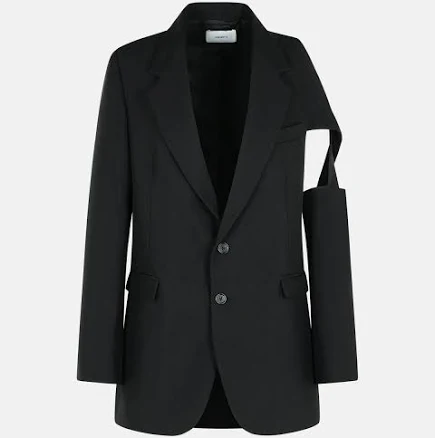 COPERNI 'Cutout' Black Polyester Blazer