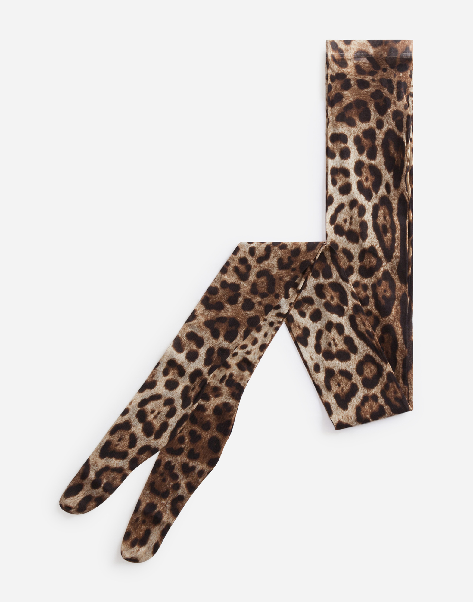 Leopard-print Tights