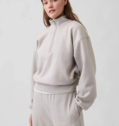Gap Women's Relaxed Fleece Half-Zip Sweatshirt