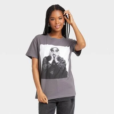 Women's Tupac Short Sleeve Graphic T Shirt
