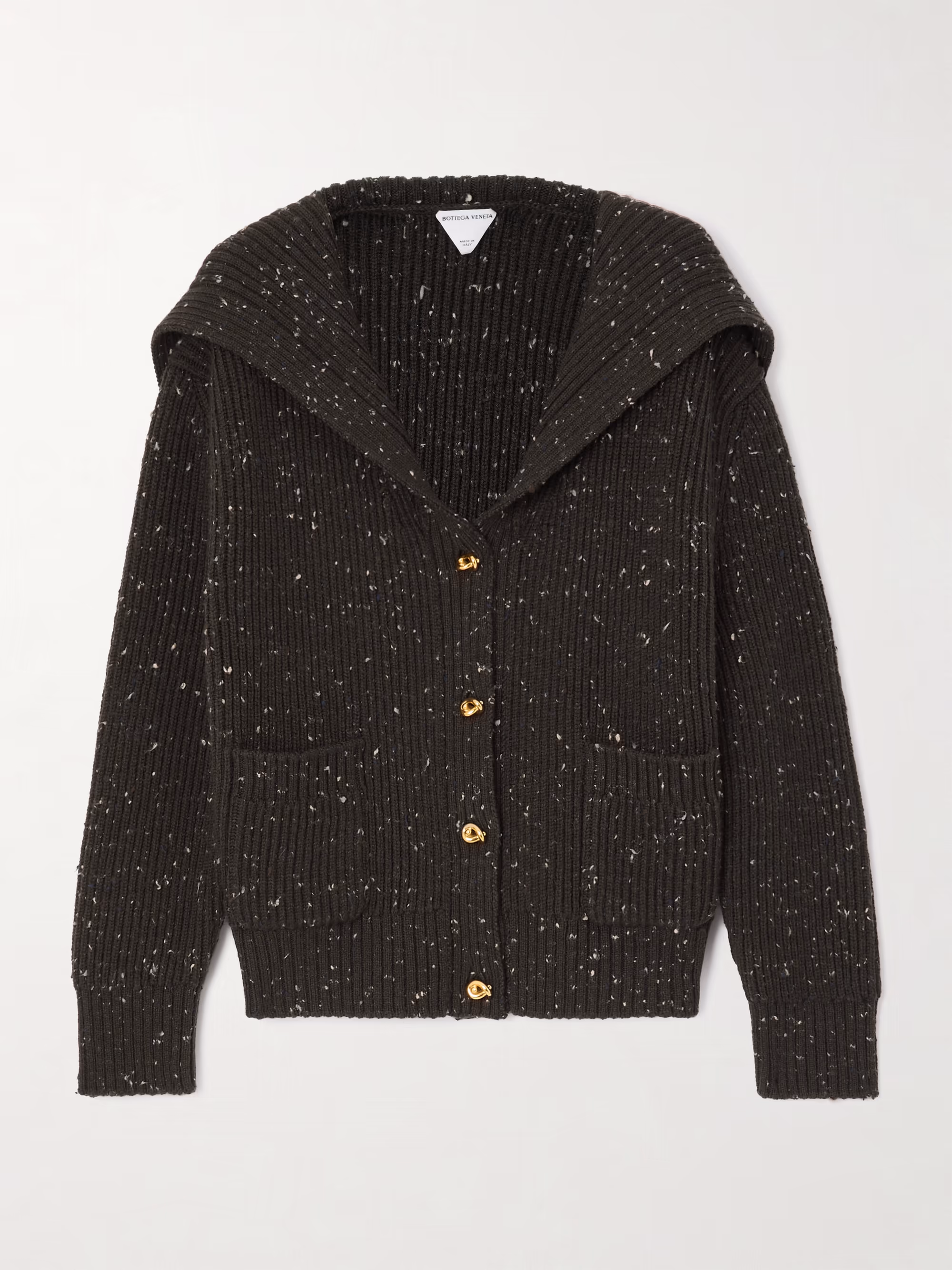 Wool-Rich Knitted Cardigan