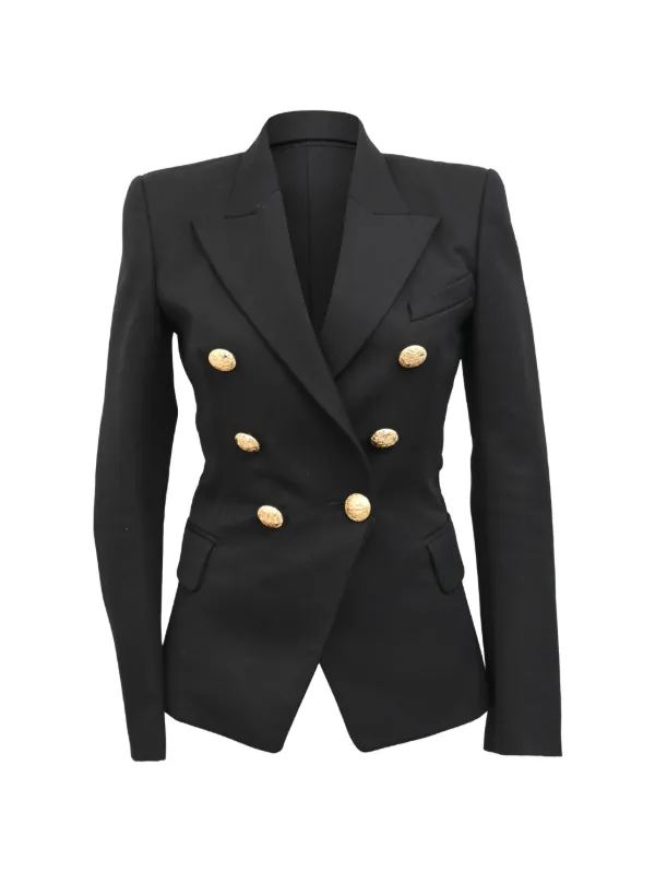 Belted Double-breasted Blazer