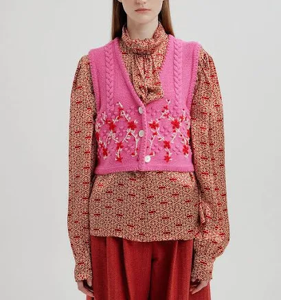W Concept Tita Short Knit Vest