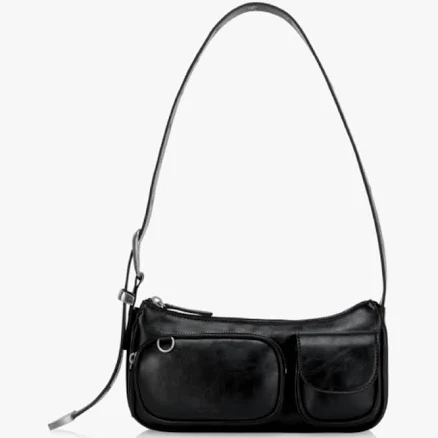 FINDKAPOOR - Belted Pocket Bag 25 - Black
