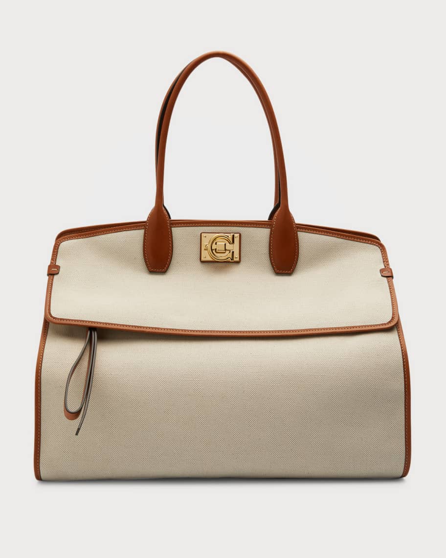 Canvas Top-Handle Bag