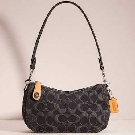 Coach Women's Restored Swinger 20 in Signature Denim