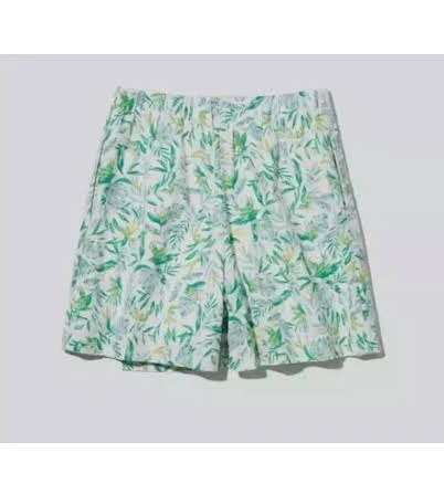 Ellen Tracy Women's Floral Print Linen Blend Skort Shorts