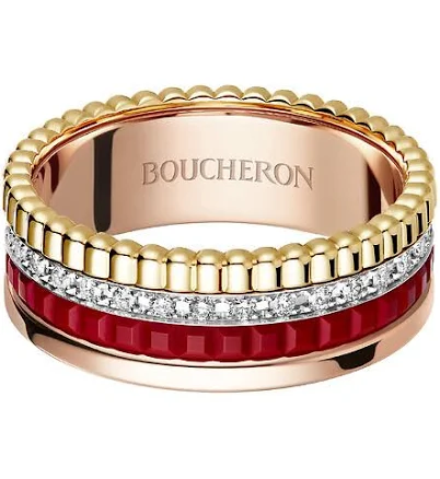 Quatre red edition small ring