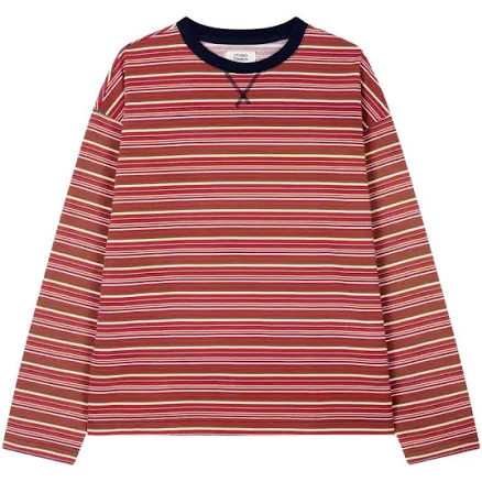 Studio Tomboy Women's Striped Long-Sleeved T-Shirt
