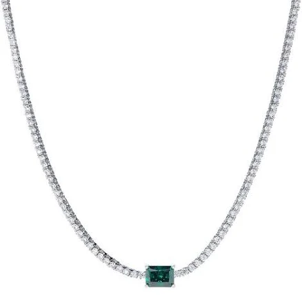 TANI by MINETANI Gianna Color-stone Tennis Necklace by W Concept